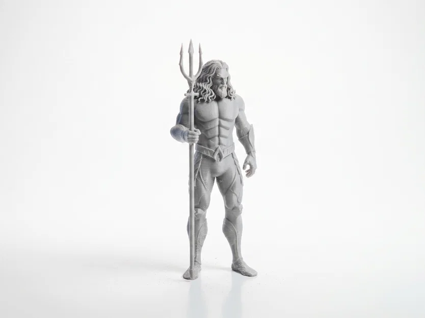 Tượng Aquaman DC Comics – Mô hình 3D Printable (STL) Anh Hùng - Image 1