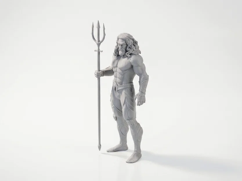 Tượng Aquaman DC Comics – Mô hình 3D Printable (STL) Anh Hùng - Image 2