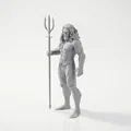 Tượng Aquaman DC Comics – Mô hình 3D Printable (STL) Anh Hùng - Thumbnail 2