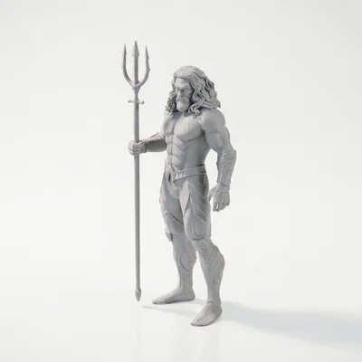 Tượng Aquaman DC Comics – Mô hình 3D Printable (STL) Anh Hùng