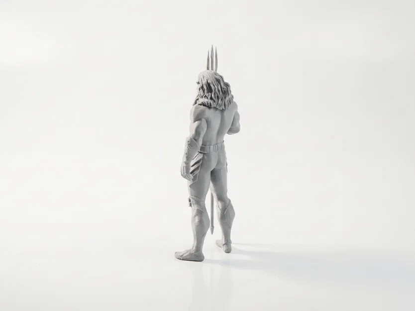 Tượng Aquaman DC Comics – Mô hình 3D Printable (STL) Anh Hùng - Image 4