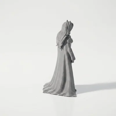Tượng Batgirl DC Comics Collectible – Mẫu 3D Printable (STL) để In 3D