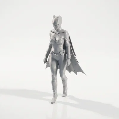 Tượng Batgirl DC Comics Collectible – Mẫu 3D Printable (STL) để In 3D