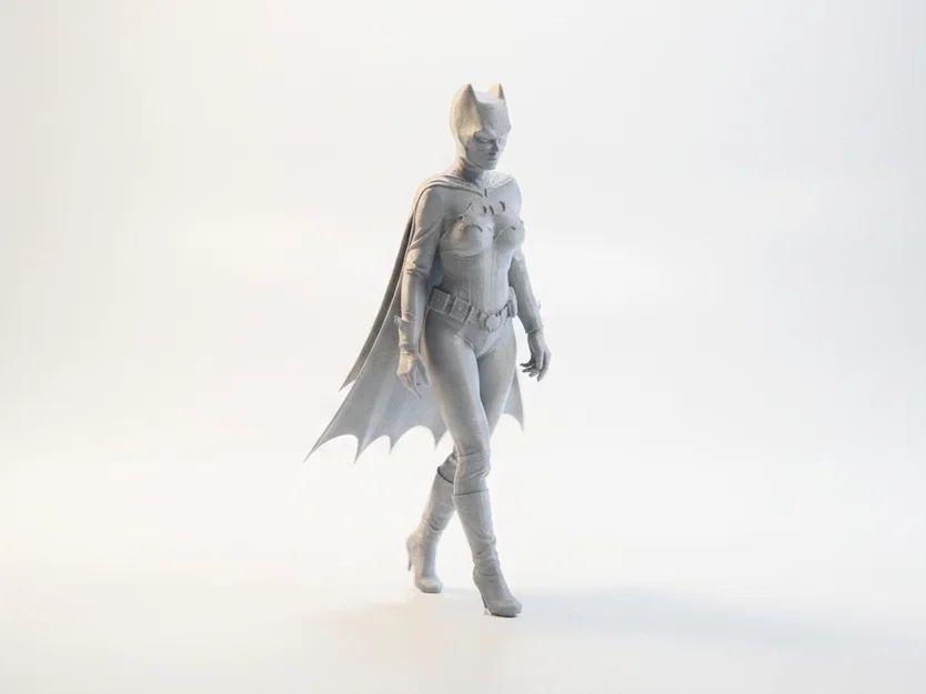 Tượng Batgirl DC Comics Collectible – Mẫu 3D Printable (STL) để In 3D - Image 4