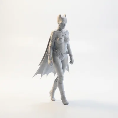 Tượng Batgirl DC Comics Collectible – Mẫu 3D Printable (STL) để In 3D