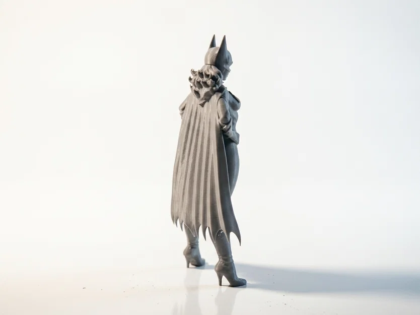 Tượng Batgirl DC Comics – Collectible 3D Printable (STL) - Image 3