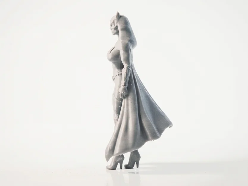 Tượng Batgirl DC Comics – Collectible 3D Printable (STL) - Image 4