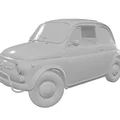 Mô hình 3D xe cổ FIAT 500 L (1972) - Tải file STL miễn phí - Thumbnail 3