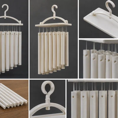 Mô hình chuông gió treo trang trí 3D (zvonkohry) độc đáo