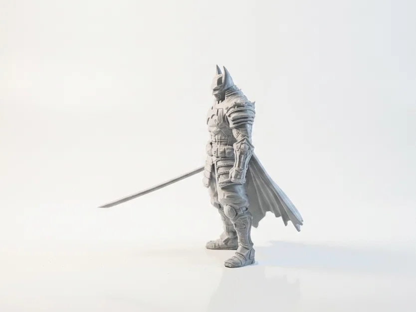 Tượng Batman Chiến Binh Samurai (DC Comics) - Mẫu STL 3D Printable - Image 3