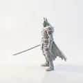 Tượng Batman Chiến Binh Samurai (DC Comics) - Mẫu STL 3D Printable - Thumbnail 3