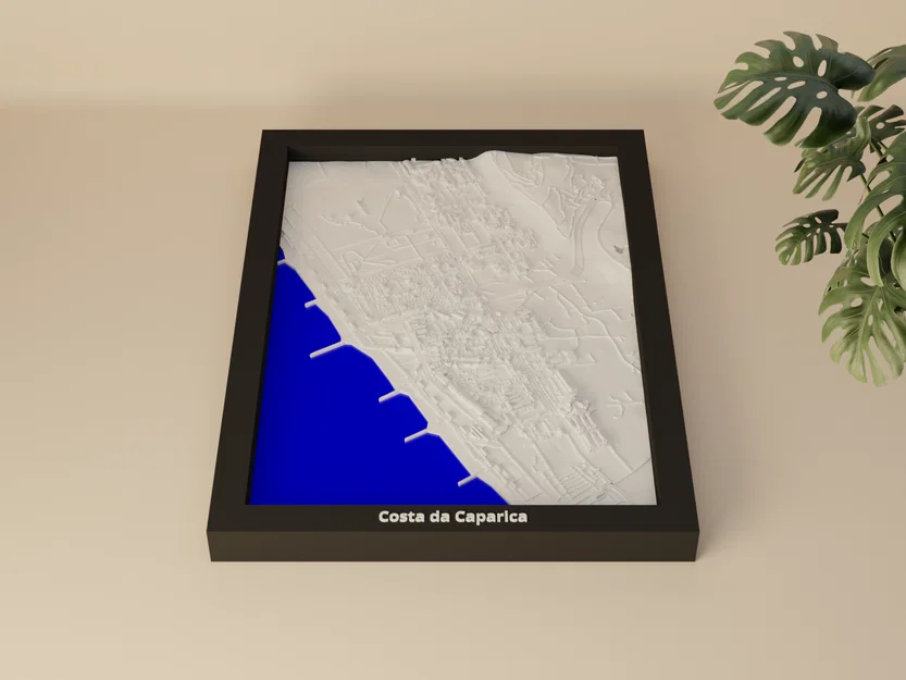 Costa da Caparica, Portugal - Bản thu nhỏ 3D - Image 2