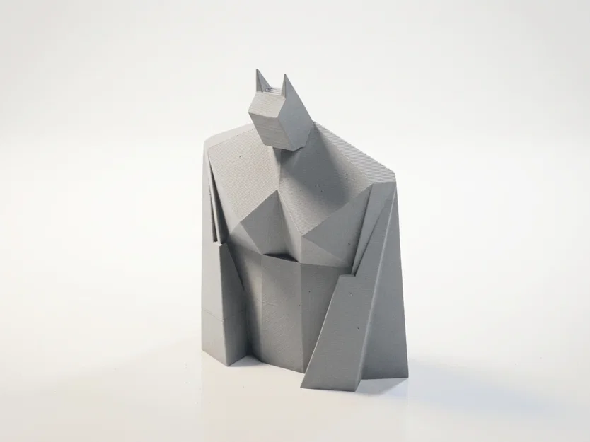 Tượng Batman Brutalist (DC Comics) 3D Printable - File STL - Image 1