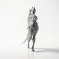 Tượng Batwoman DC Comics - Mẫu 3D Printable (STL) - Thumbnail 3