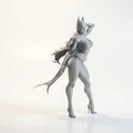 Tượng Batwoman DC Comics - Mẫu 3D Printable (STL) - Thumbnail 4