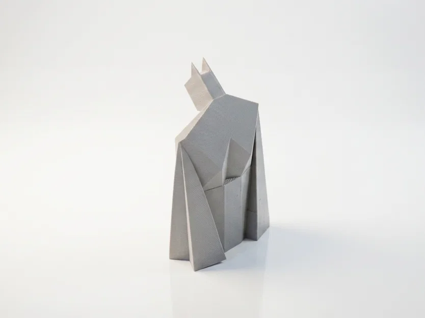 Tượng Batman Brutalist (DC Comics) 3D Printable - File STL - Image 3