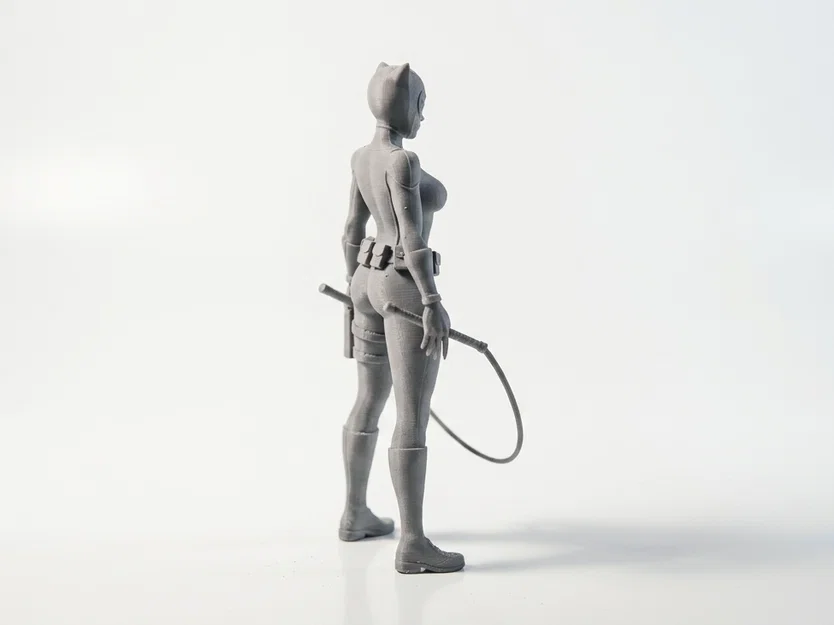 Tượng Catwoman DC Comics – Mẫu STL 3D Printable - Image 3