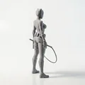 Tượng Catwoman DC Comics – Mẫu STL 3D Printable - Thumbnail 3