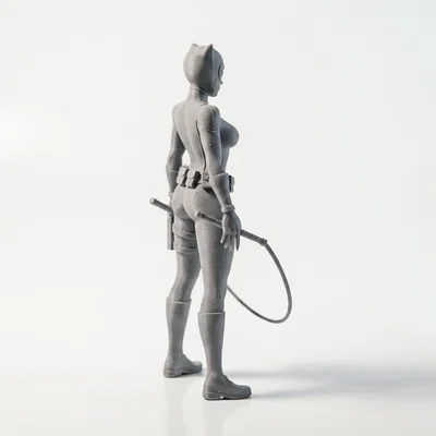 Tượng Catwoman DC Comics – Mẫu STL 3D Printable