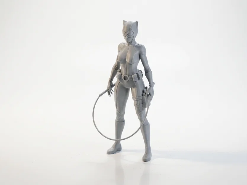Tượng Catwoman DC Comics – Mẫu STL 3D Printable - Image 4