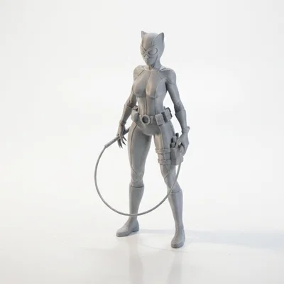 Tượng Catwoman DC Comics – Mẫu STL 3D Printable
