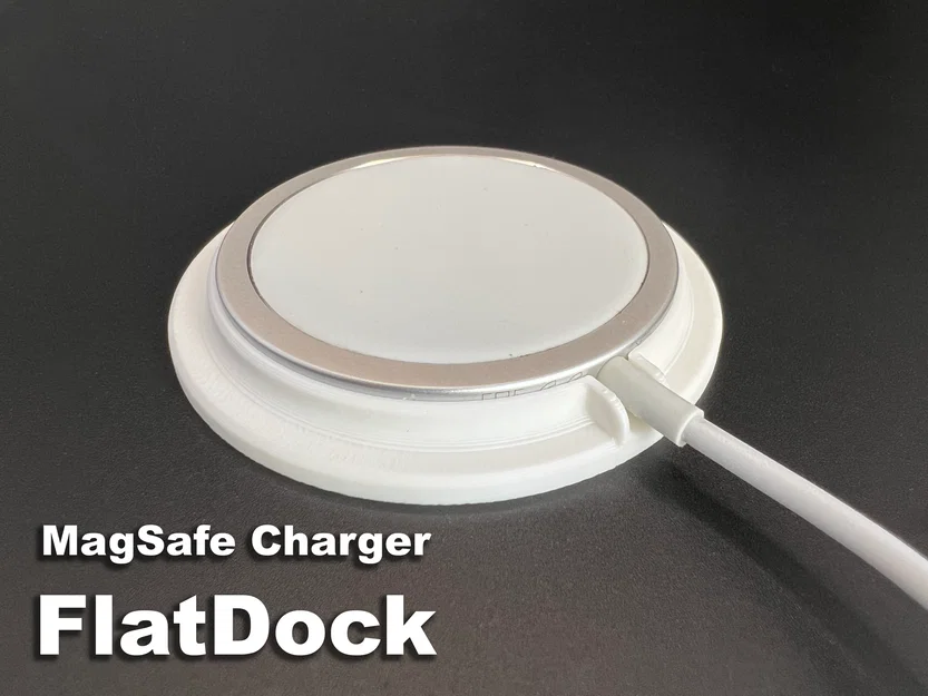 Apple MagSafe Charger FlatDock – Đế/Holder dán băng keo 2 mặt - Image 1
