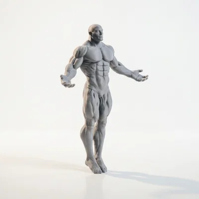 Tượng Dr Manhattan DC Comics 3D Printable
