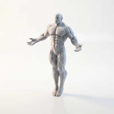 Tượng Dr Manhattan DC Comics 3D Printable