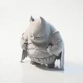 Tượng Batman Mập DC Comics In 3D (STL) – Fat Batman Figurine - Thumbnail 3