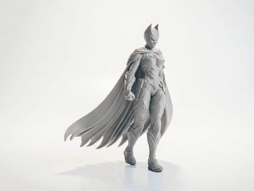 Tượng Female Batman DC Comics – Mẫu STL 3D Printable - Image 1