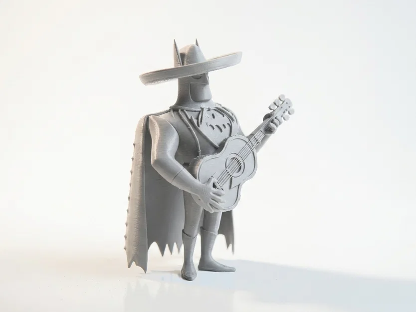 Tượng Batman Chơi Guitar (DC Comics) 3D Printable - File STL - Image 2