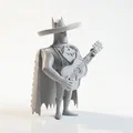 Tượng Batman Chơi Guitar (DC Comics) 3D Printable - File STL - Thumbnail 2