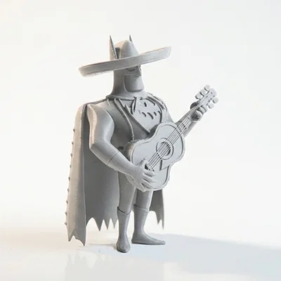 Tượng Batman Chơi Guitar (DC Comics) 3D Printable - File STL