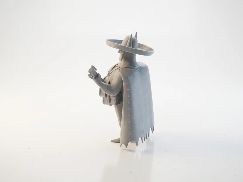 Tượng Batman Chơi Guitar (DC Comics) 3D Printable - File STL - Image 3