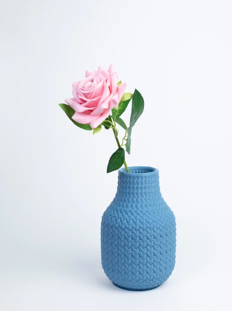 Mô hình bình hoa BraidVase in 3D - Thiết kế họa tiết đan len độc đáo - Image 5