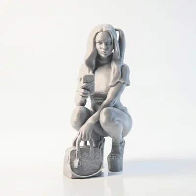 Tượng Harley Quinn Dáng Chồm (Crouching) DC Comics - 3D Printable