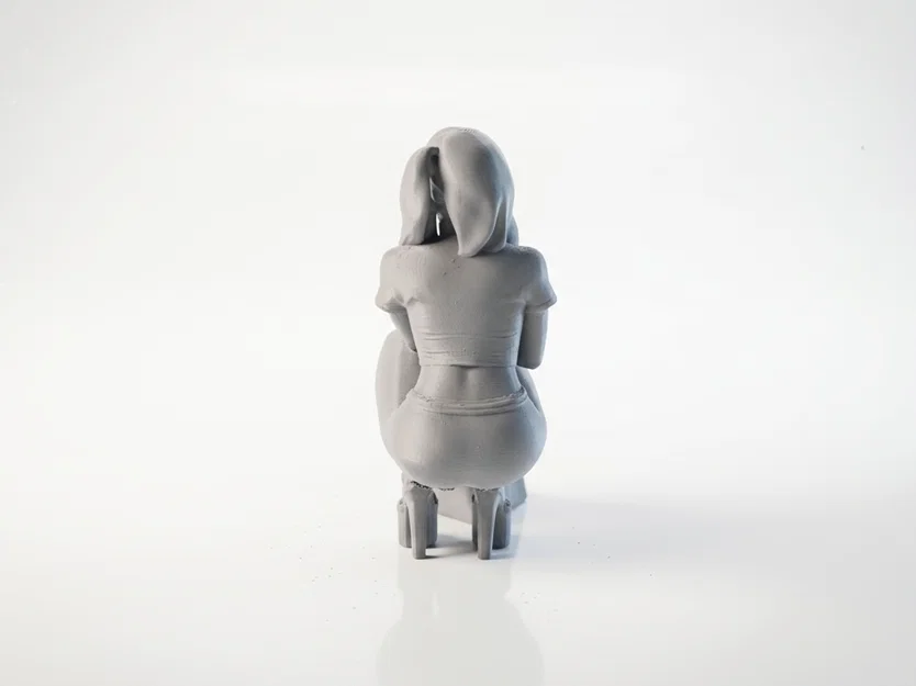 Tượng Harley Quinn Dáng Chồm (Crouching) DC Comics - 3D Printable - Image 2