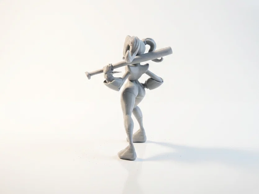 Tượng Harley Quinn (DC Comics) 3D Printable STL - Image 2