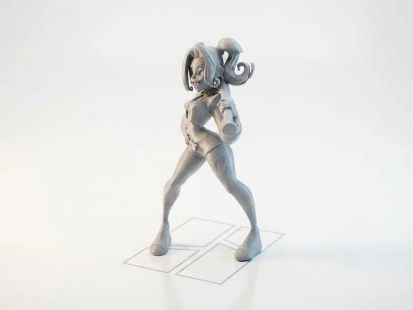 Tượng Harley Quinn (DC Comics) 3D Printable STL - Image 3