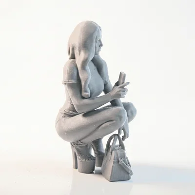 Tượng Harley Quinn Dáng Chồm (Crouching) DC Comics - 3D Printable