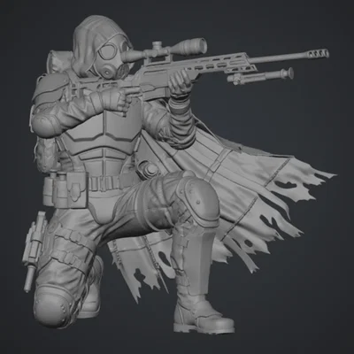 Grimdark Wasteland Sniper 2 – Xạ thủ hoang mạc grimdark