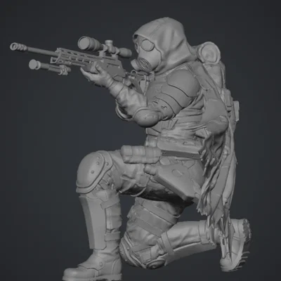 Grimdark Wasteland Sniper 2 – Xạ thủ hoang mạc grimdark