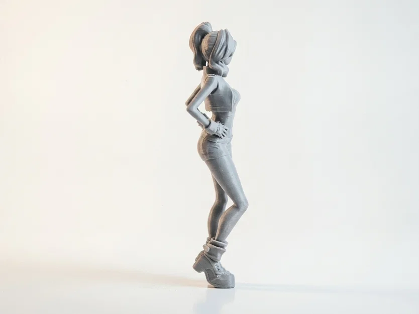 Mô hình in 3D Harley Quinn (DC Comics) – Figurine Collectible (STL) - Image 3