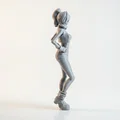 Mô hình in 3D Harley Quinn (DC Comics) – Figurine Collectible (STL) - Thumbnail 3