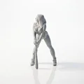 Mô hình in 3D Harley Quinn cầm chày baseball (DC Comics) - STL Figurine - Thumbnail 2