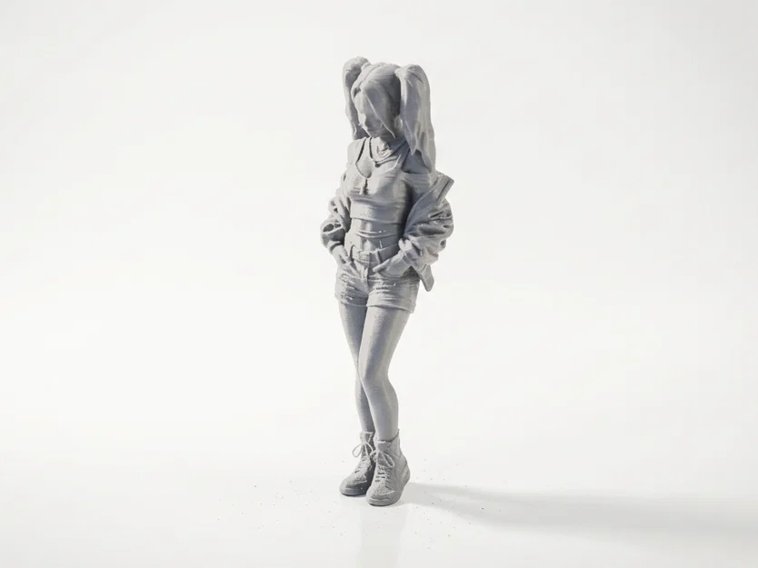 Mô hình in 3D Harley Quinn (DC Comics) – Figurine Collectible (STL) - Image 1