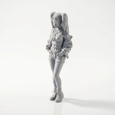 Mô hình in 3D Harley Quinn (DC Comics) – Figurine Collectible (STL)