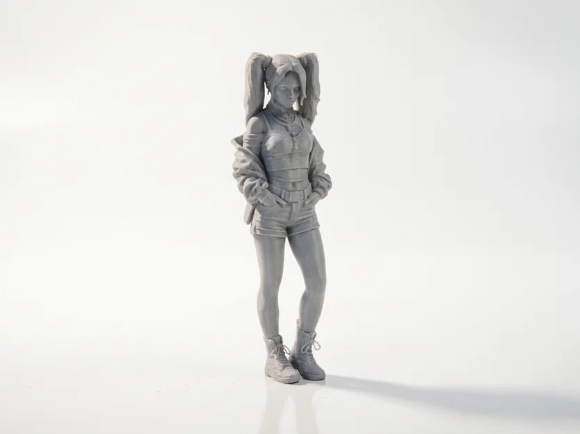Mô hình in 3D Harley Quinn (DC Comics) – Figurine Collectible (STL) - Image 4
