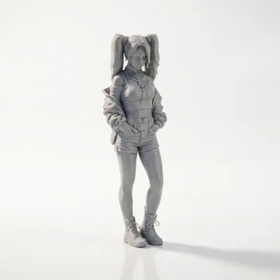 Mô hình in 3D Harley Quinn (DC Comics) – Figurine Collectible (STL)