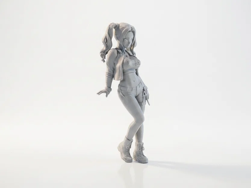 Figurine Harley Quinn DC Comics – Mẫu 3D Printable (STL) - Image 2